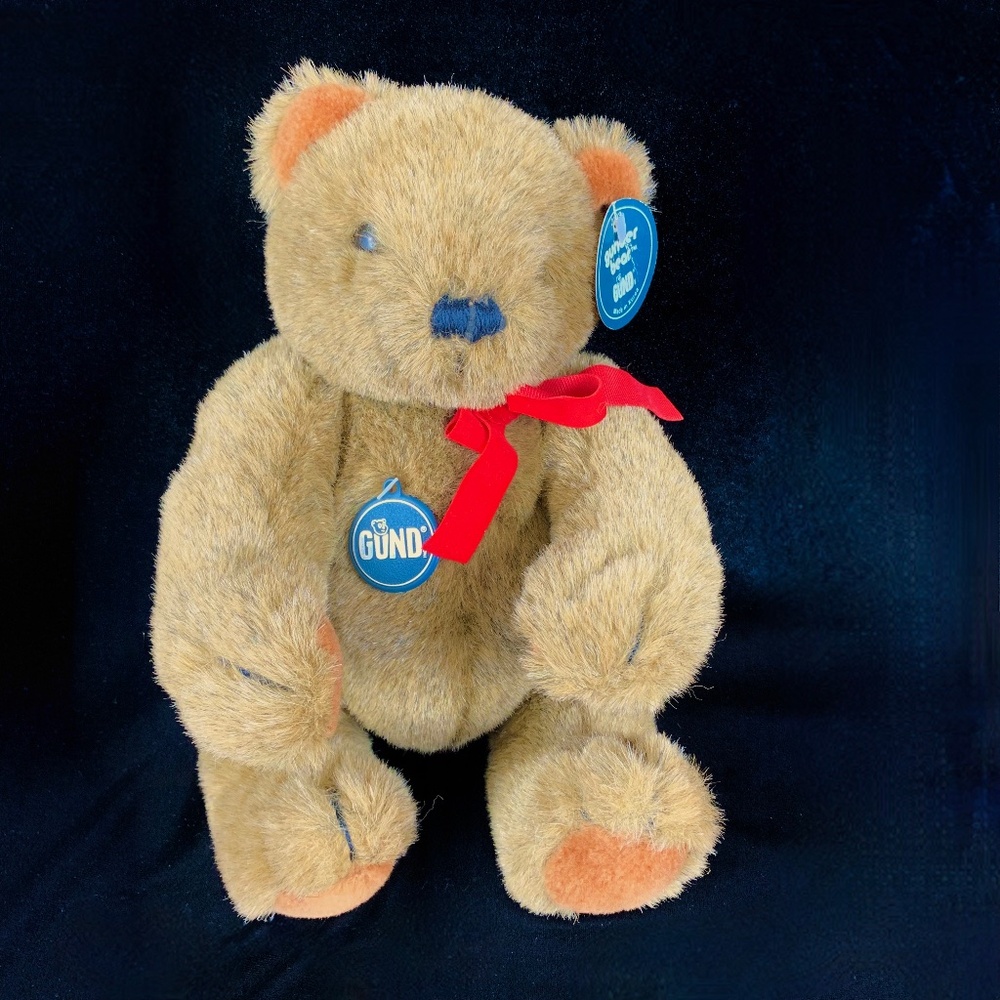 Vintage 1983 Gund Lt Brown Teddy Bear Collectors Classic 12 in Limited Edition